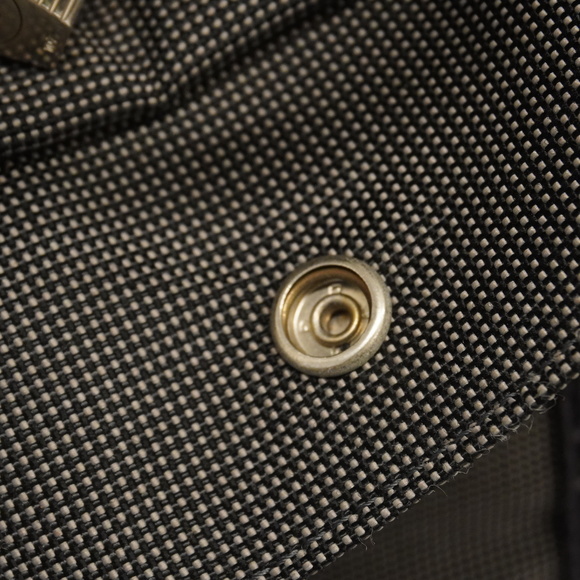 Auth Hermes Her Line Yale Line MM Women's Canvas Tote Bag Black - Picture 7 of 11